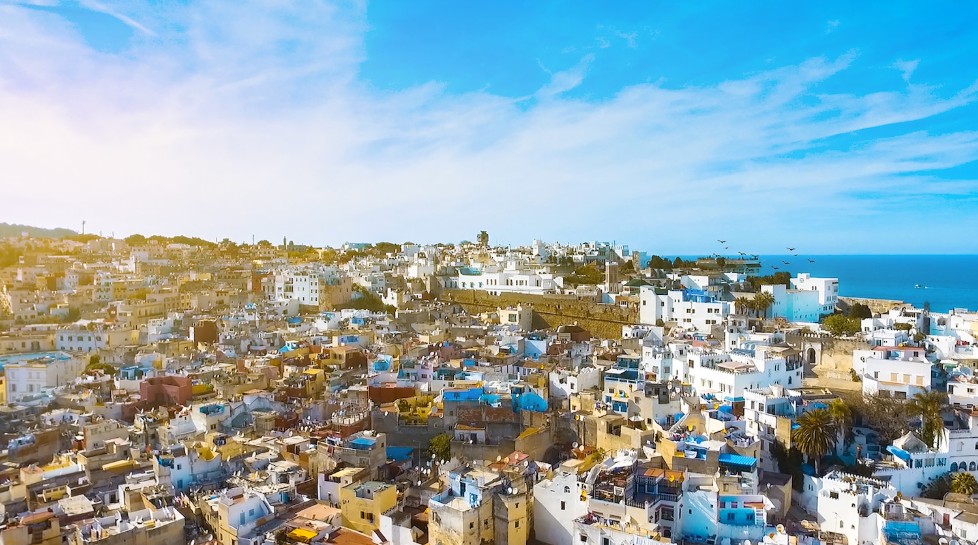 Tangier Full Day Tour panoramic view of Tangier Medina and coastline Morocco