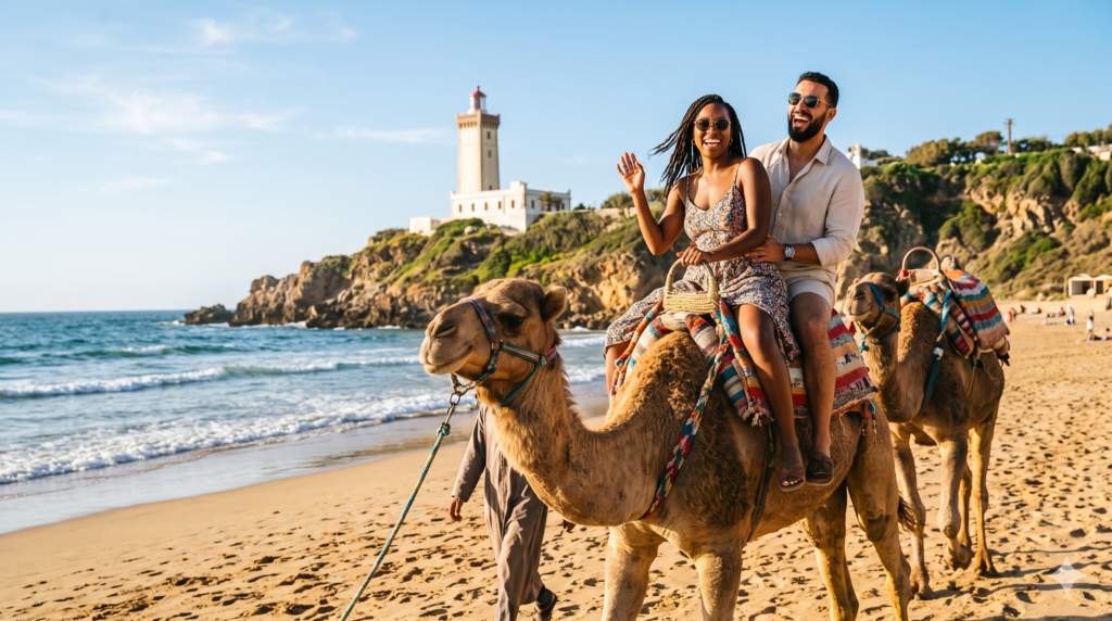 Tangier Private Tour with Camel Ride a lo largo de la costa atlántica
